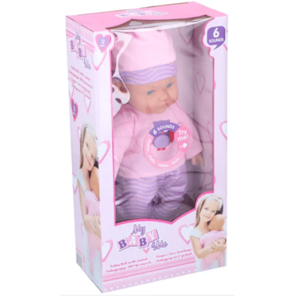 Babypop 41cm met 6 geluiden - Afbeelding 3