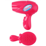 Eddy Toys Beautycase - prinsessen - 25 cm - roze - 19-delig - Afbeelding 4