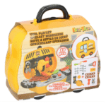 Eddy Toys Gereedschapskoffer - geel - 24 accessoires - Afbeelding 3