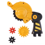 Eddy Toys Gereedschapskoffer - geel - 24 accessoires - Afbeelding 6