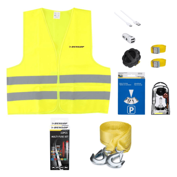 100041 Dunlop Auto Veiligheidsset 01 Dunlop Auto Veiligheidsset - Afbeelding 1
