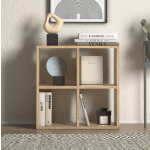 Boekenkast Anedy 4 open vakken - Bruin - Afbeelding 2