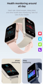 Smartwatch - heren en dames - Alexa - 1.8" - Roze - Afbeelding 3
