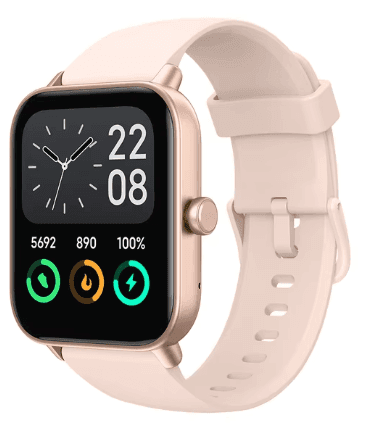 Smartwatch IDW19 roze 01 Smartwatch - heren en dames - Alexa - 1.8" - Roze - Afbeelding 1