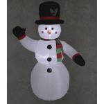Luca Lighting Opblaasbare Sneeuwman met LED Verlichting 200cm