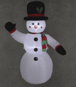 Luca Lighting Opblaasbare Sneeuwman met LED Verlichting 200cm