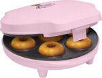 Bestron Donutmaker in retro design - roze