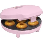 Bestron Donutmaker in retro design - roze
