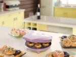 Bestron Donutmaker in retro design - roze - Afbeelding 2
