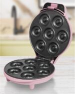 Bestron Donutmaker in retro design - roze - Afbeelding 4