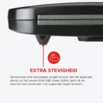 Bourgini 12.5010.01.00 Sandwich Maker XXL Black - Afbeelding 3