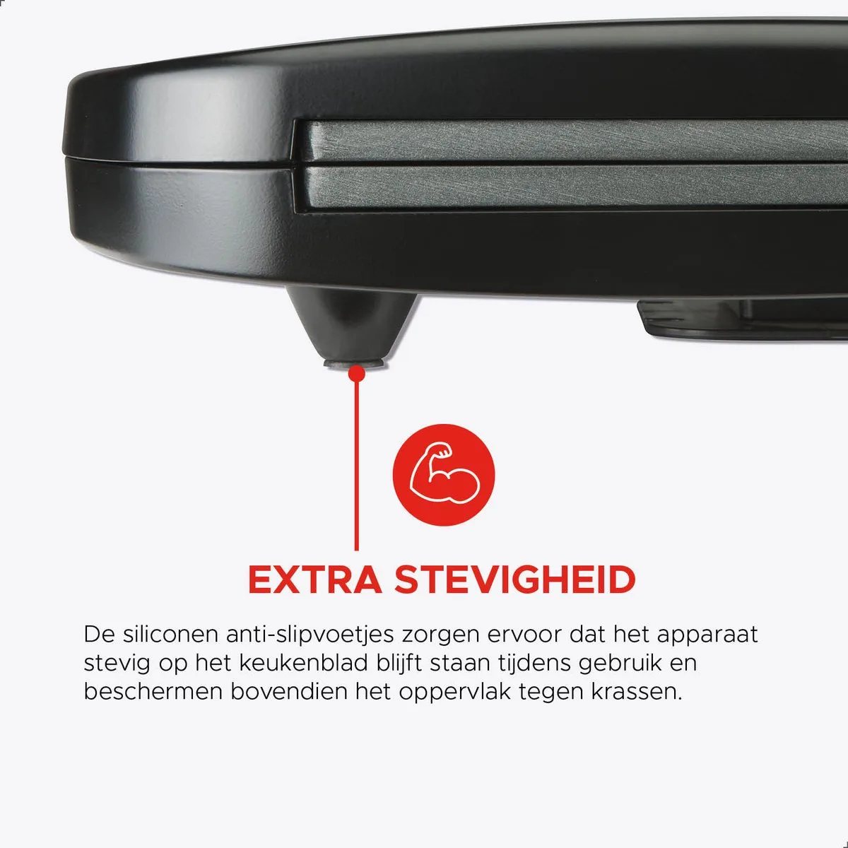 Bourgini 12.5010.01.00 Sandwich Maker XXL Black - Afbeelding 3