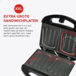 Bourgini 12.5010.01.00 Sandwich Maker XXL Black - Afbeelding 7