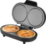 Unold 48165 Dubbele pancakemaker Zwart, RVS
