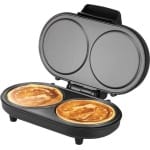 Unold 48165 Dubbele pancakemaker Zwart, RVS