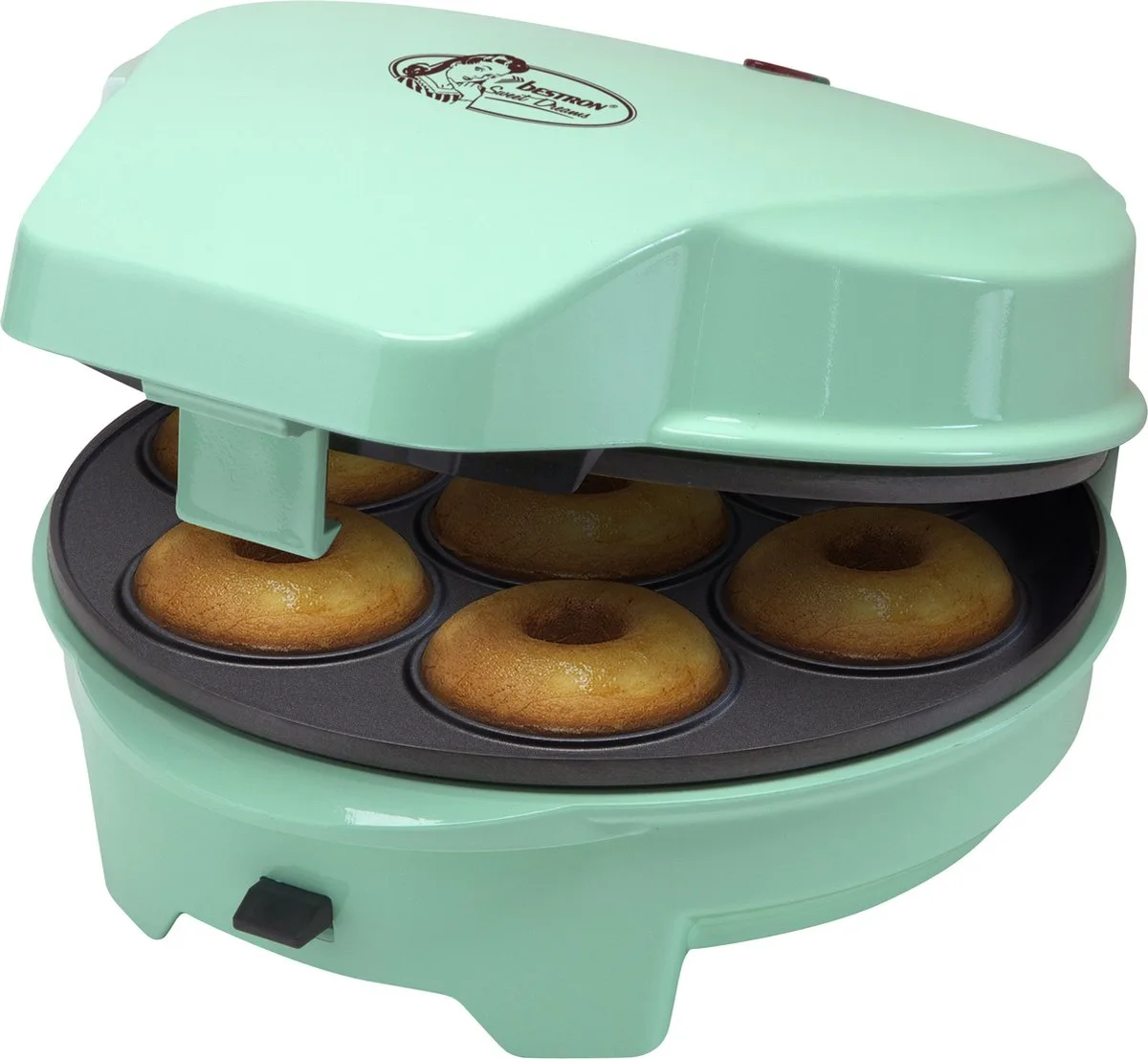 Bestron 3-in-1 cakemaker in retro-design ASW238 - Afbeelding 2