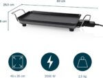 Princess Bakplaat 102300 - Table Chef Pro - Grillplaat - Gourmet - 46x26 cm - 2000W - Afbeelding 6