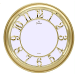 Wandklok Railway Goud Opliggend 46 cm
